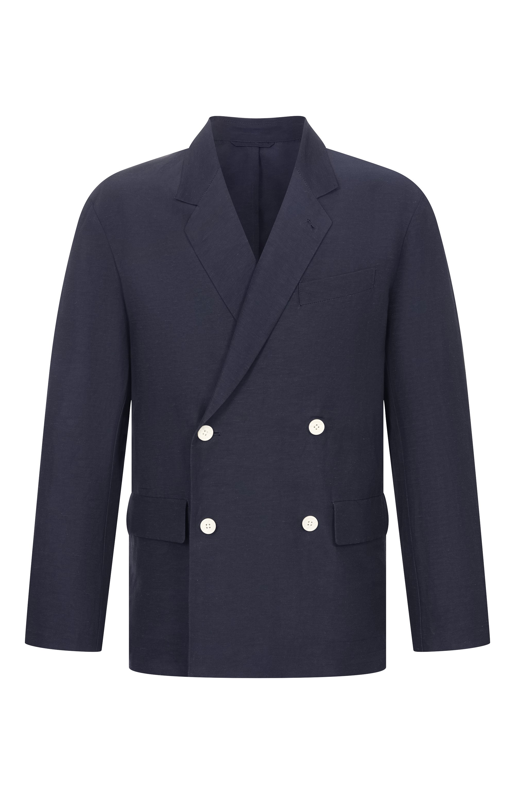 Пиджак из вискозы и льна EMPORIO ARMANI, арт. EM005493/AF13812, фото 1