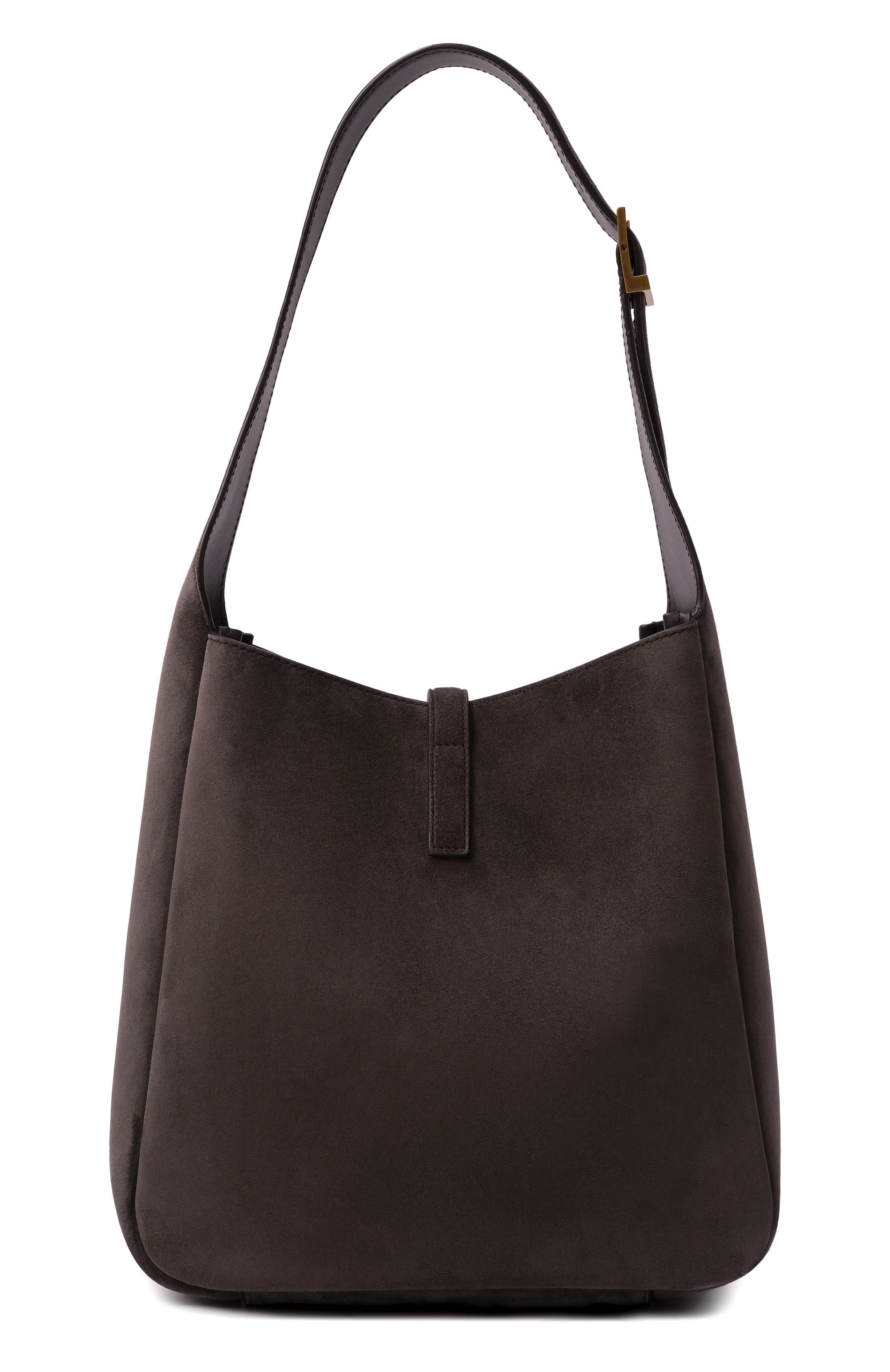 Сумка le 5 à 7 supple small SAINT LAURENT темно-серого цвета по цене 369500 руб., арт. 850533/1U80W, фото 6 Сумка le 5 à 7 supple small SAINT LAURENT, арт. 850533/1U80W, фото 6