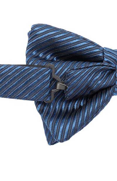 Шелковый галстук-бабочка TOM FORD синего цвета по цене 21950 руб., арт. 2TF07/4CH, фото 3 Шелковый галстук-бабочка TOM FORD, арт. 2TF07/4CH, фото 3