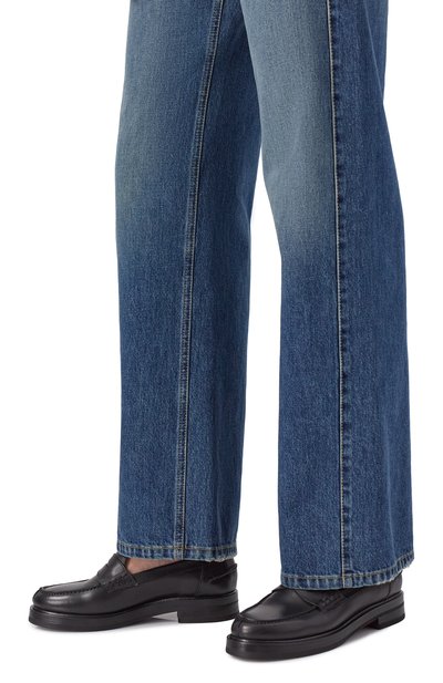 Кожаные пенни-лоферы KITON, арт. D60806N0102401, фото 3