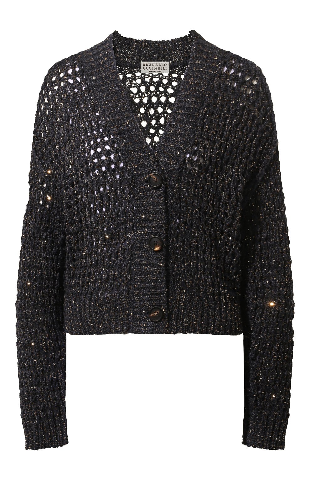 Кардиган из шелка и льна BRUNELLO CUCINELLI, арт. MEA36BP414, фото 1