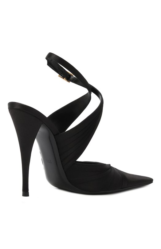 Текстильные туфли Doville Calypso 110 Saint Laurent 820607/9QNA0 Чёрный  820607/9QNA0 Фото 5
