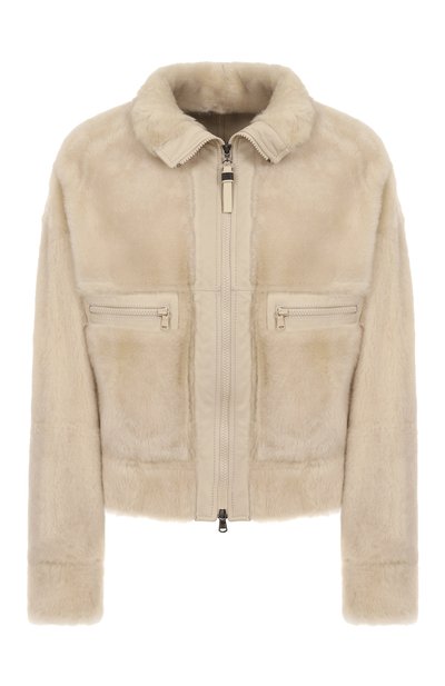 Женская дубленка из овчины BRUNELLO CUCINELLI, арт. MPMRA7775P