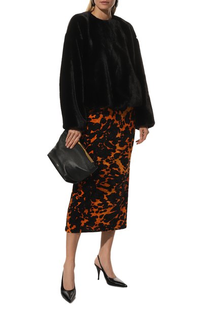 Юбка DRIES VAN NOTEN оранжевого цвета по цене 52050 руб., арт. 222-011177-5110, фото 2 Юбка DRIES VAN NOTEN, арт. 222-011177-5110, фото 2