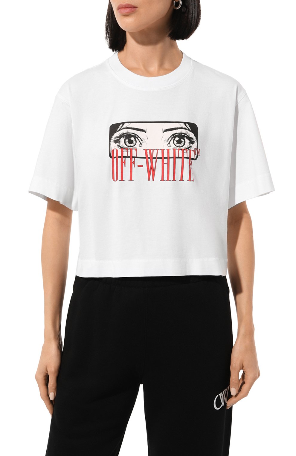 Хлопковая футболка OFF-WHITE, арт. 0WAA090F24JER006, фото 3