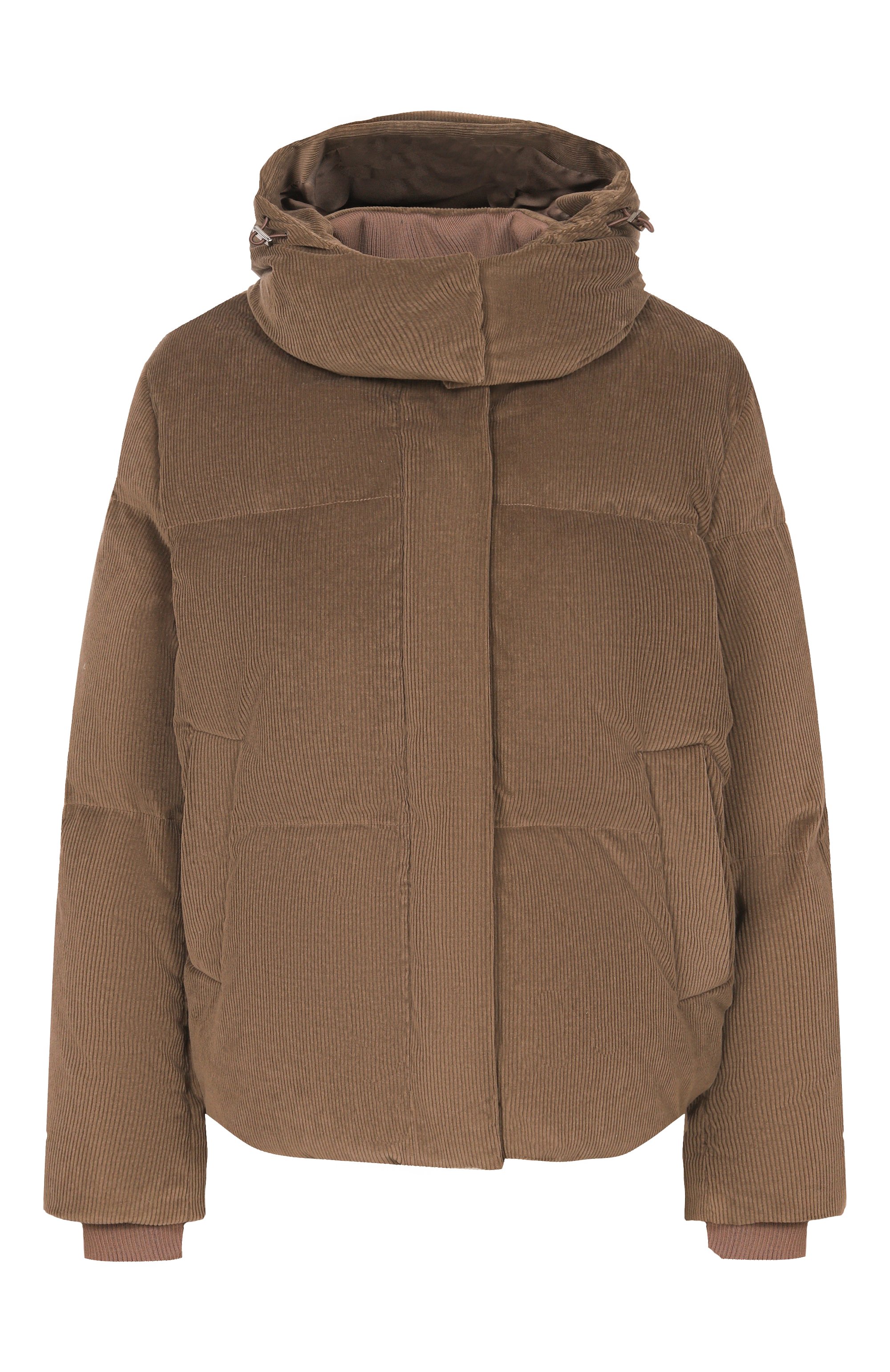 Вельветовый пуховик MVST темно-бежевого цвета по цене 425000 руб., арт. M25.1MW.0013/5180, фото 1 Вельветовый пуховик MVST, арт. M25.1MW.0013/5180, фото 1