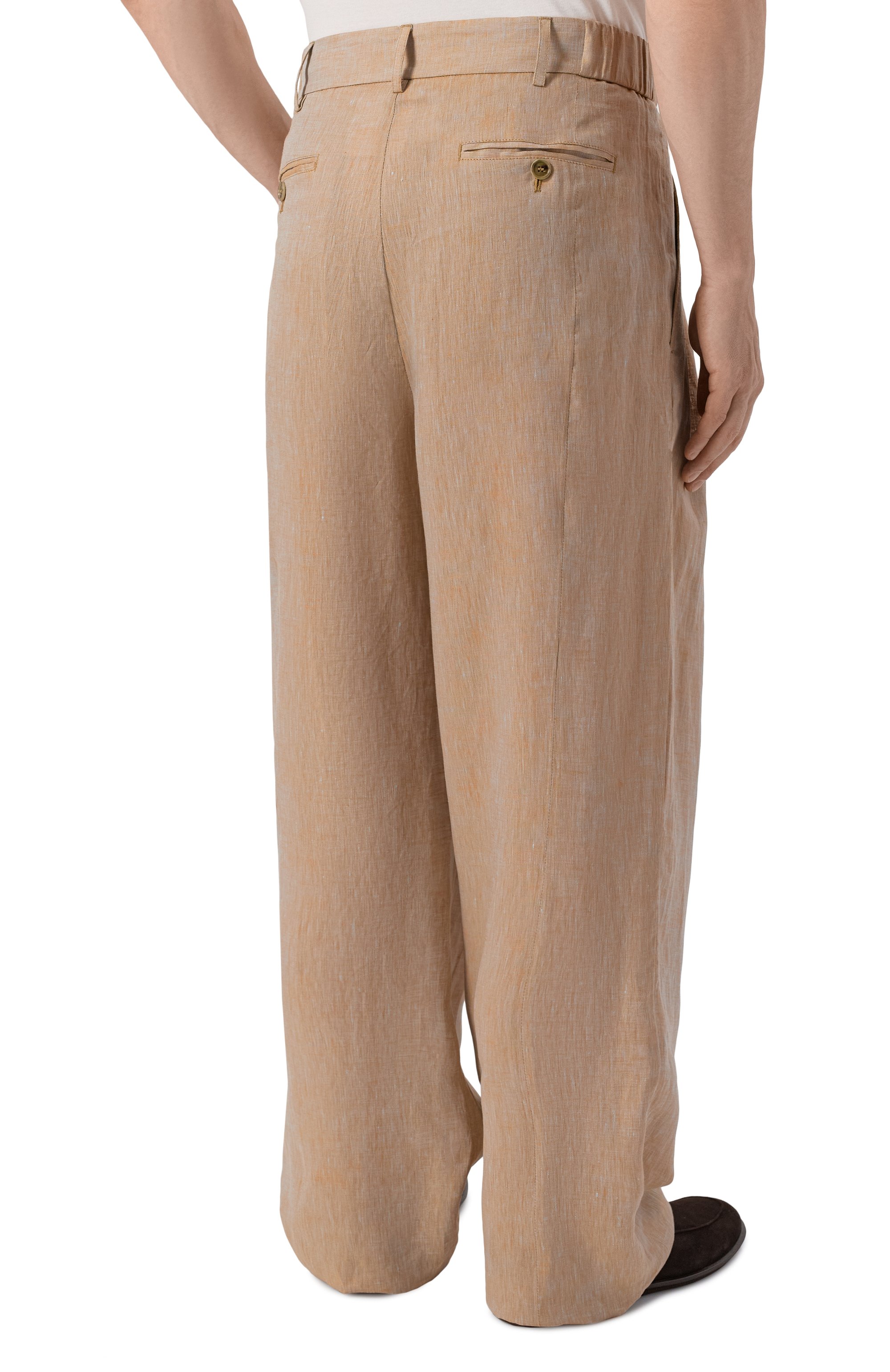 Льняные брюки GIORGIO ARMANI, арт. GM004077/TE23125, фото 4