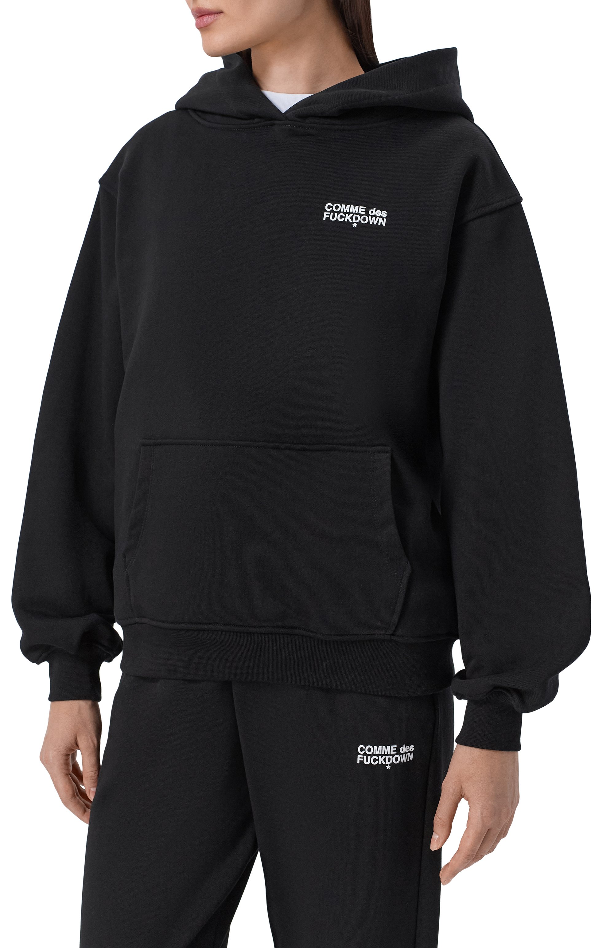 Хлопковое худи COMME DES FUCKDOWN, арт. CFABW01550, фото 3