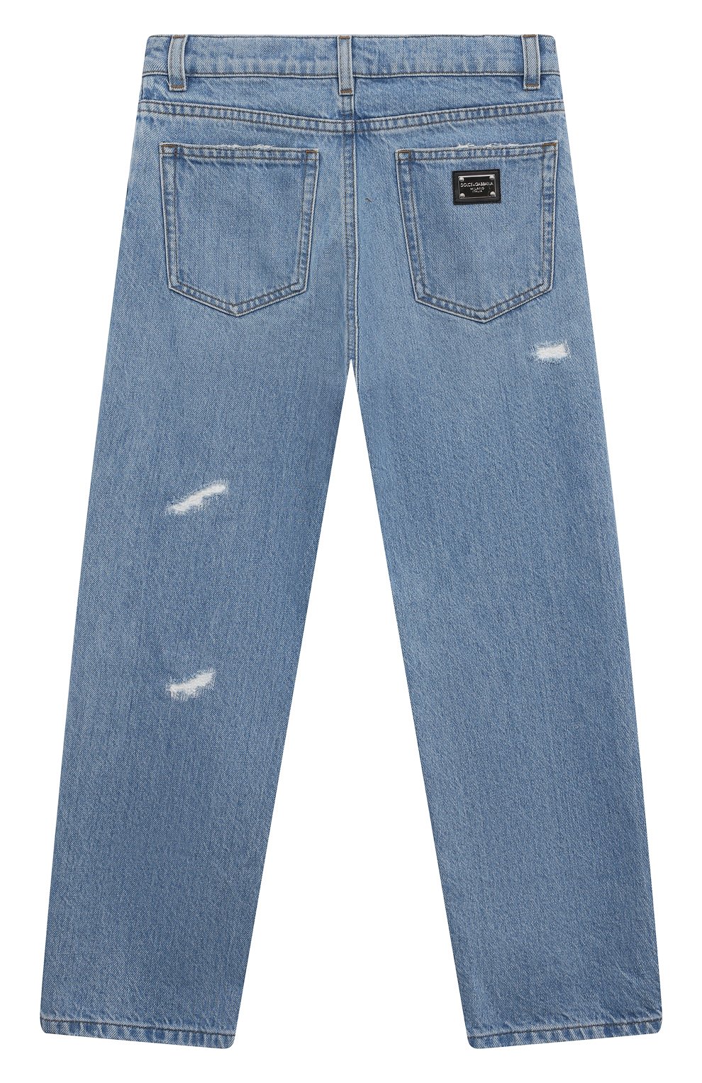 Джинсы DOLCE & GABBANA голубого цвета по цене 45250 руб., арт. L42F44/LDB88, фото 2 Джинсы DOLCE & GABBANA, арт. L42F44/LDB88, фото 2