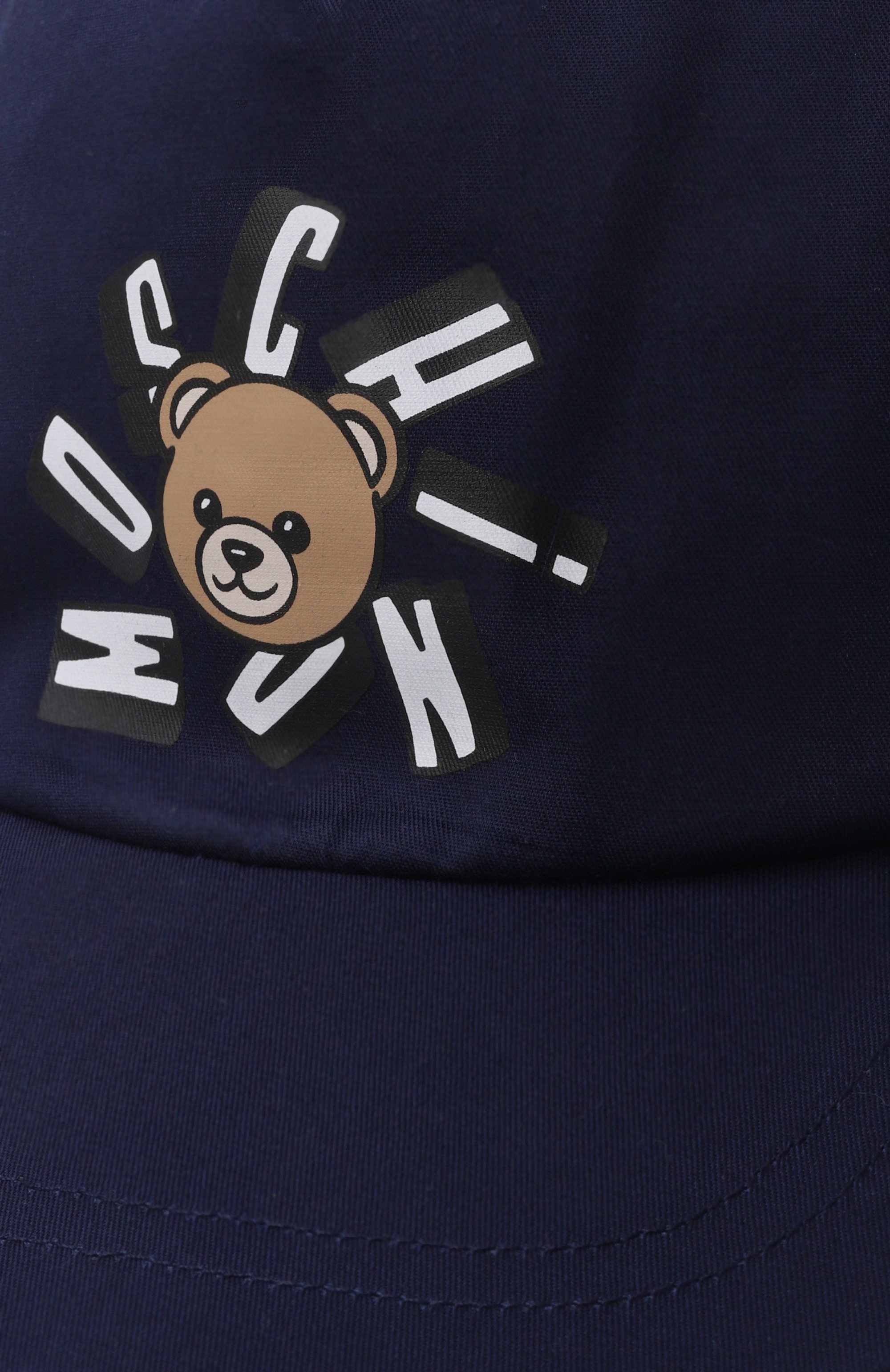 Хлопковая бейсболка MOSCHINO, арт. HVX01N/L0A00, фото 3