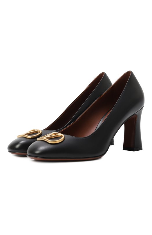 Кожаные туфли Vlogo Valentino 7W2S0MD9/DSH Чёрный 7W2S0MD9/DSH