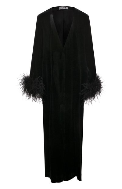 Кимоно с перьевой отделкой ALINE, арт. AL301201, фото 1