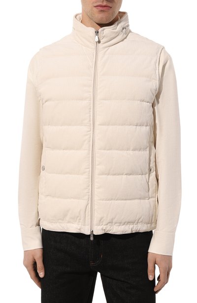 Пуховый жилет из вельвета BRUNELLO CUCINELLI, арт. ML4631714, фото 3