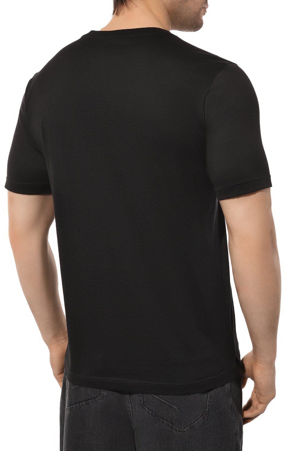 Футболка из шелка и хлопка ANDREA CAMPAGNA, арт. 60133/46800, фото 4