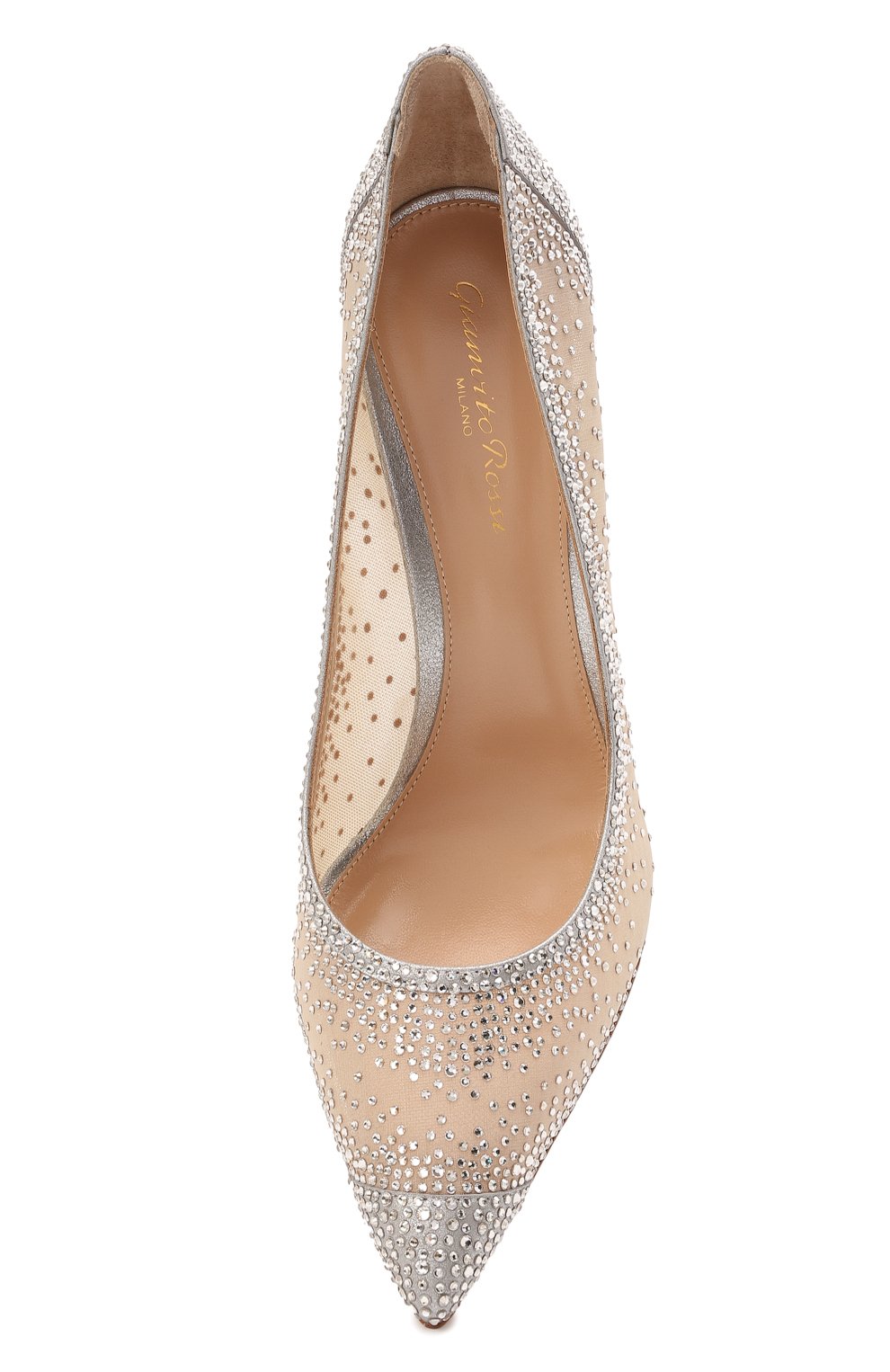 Комбинированные туфли rania GIANVITO ROSSI, арт. G20130.15RIC.B0RSINU, фото 5