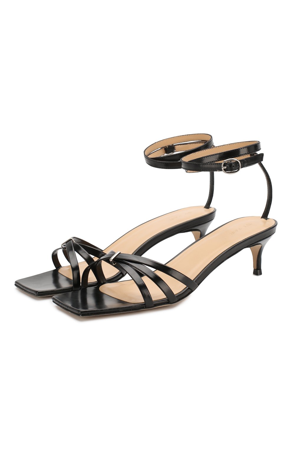 Кожаные босоножки BY FAR, арт. 20CRKAISBLW, фото 1