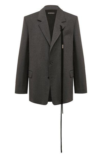 Мужской шерстяной пиджак ANN DEMEULEMEESTER, арт. 2402-M-JA16-FA515-088