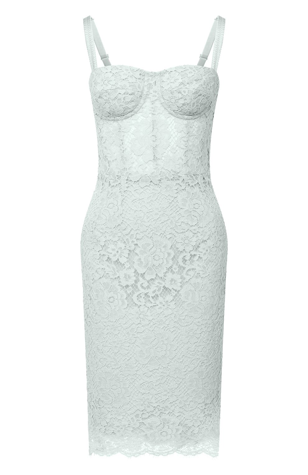 Платье из хлопка и вискозы DOLCE & GABBANA, арт. F6I6NT/HLMEA, фото 1