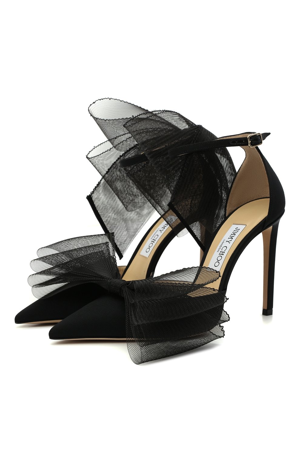 Текстильные туфли averly 100 JIMMY CHOO, арт. AVERLY 100/YMG, фото 1