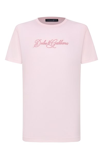 Мужская хлопковая футболка DOLCE & GABBANA, арт. G8PT1Z/G7P9K