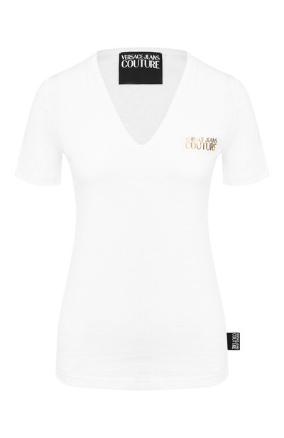Женская хлопковая футболка VERSACE JEANS COUTURE, арт. B2HUA7IT-UDP605 8C/30212