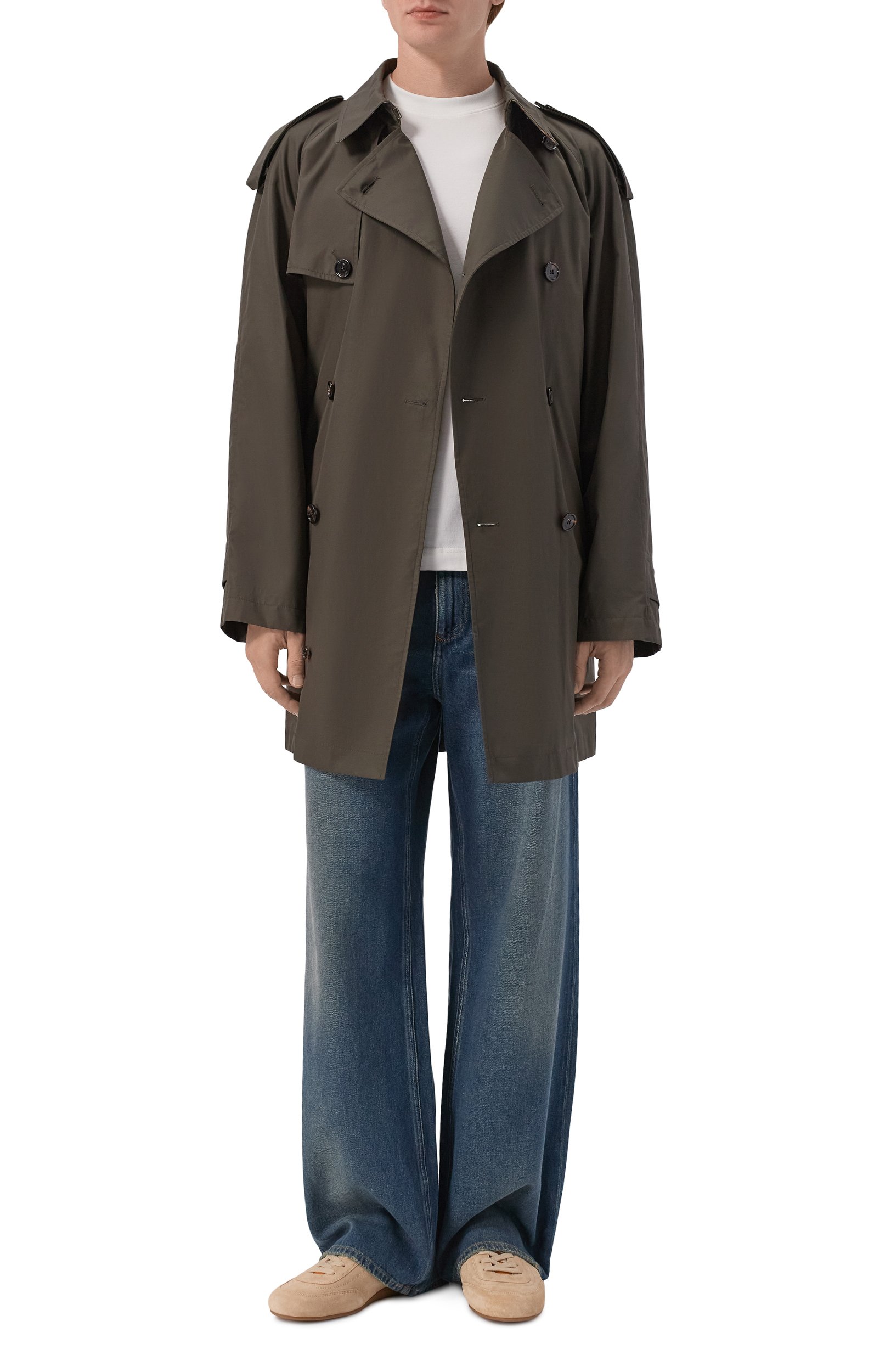 Хлопковый тренч BURBERRY, арт. 8127022, фото 2