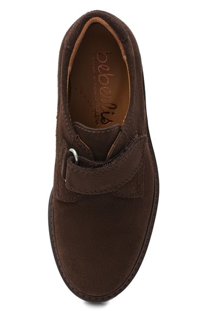 Замшевые дерби BEBERLIS темно-коричневого цвета по цене 9725 руб., арт. 21541/31-34, фото 4 Замшевые дерби BEBERLIS, арт. 21541/31-34, фото 4