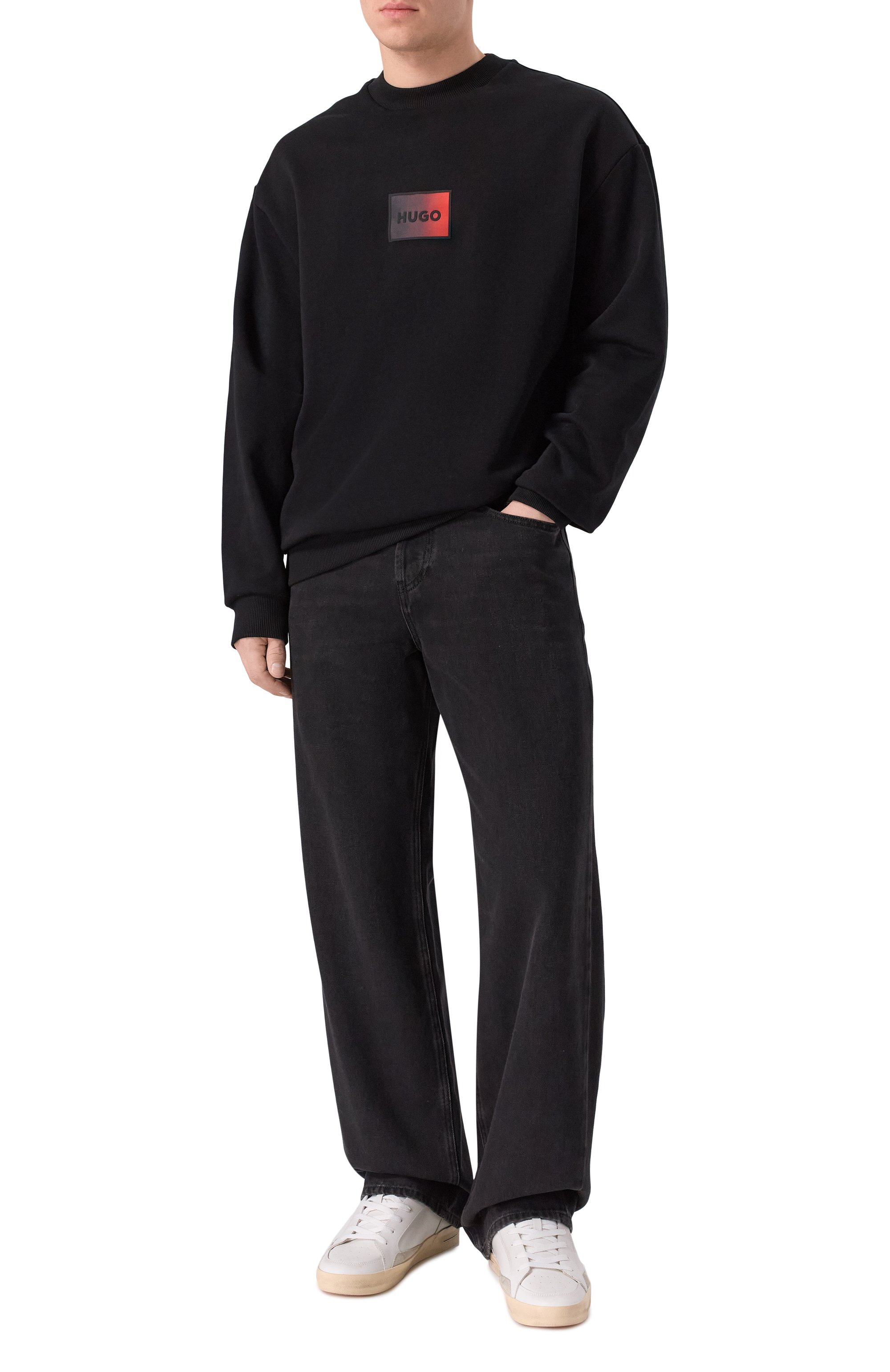 Хлопковый свитшот HUGO, арт. 50553134, фото 2