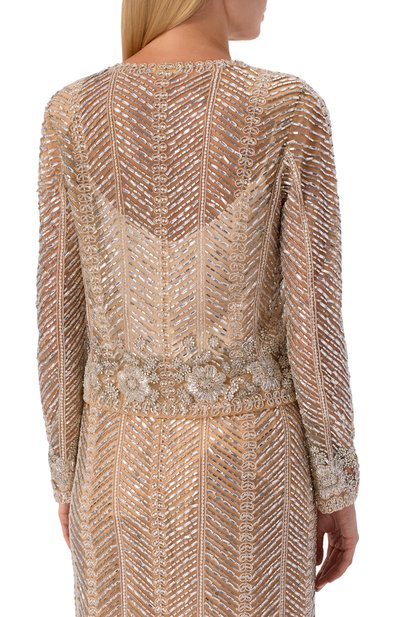 Жакет с отделкой бисером ELIE SAAB, арт. J0199NF25/BE043, фото 4