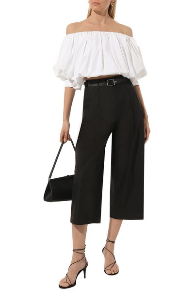 Хлопковый топ JUUN.J белого цвета по цене 54000 руб., арт. JW3564W561, фото 2 Хлопковый топ JUUN.J, арт. JW3564W561, фото 2