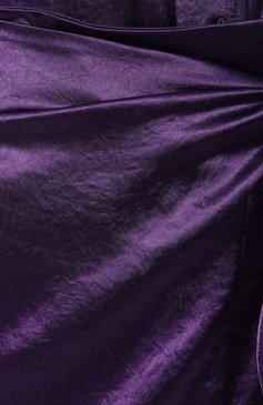 Женская юбка с запахом NANUSHKA фиолетового цвета, арт. AMAS_PURPLE_WASHED SATIN | Фото 5 (Материал внешний: Синтетический материал; Женское Кросс-КТ: Юбка-одежда; Материал сплава: Проставлено; Длина Ж (юбки, платья, шор�ты): Миди; Драгоценные камни: Проставлено; Статус проверки: Проверена категория)