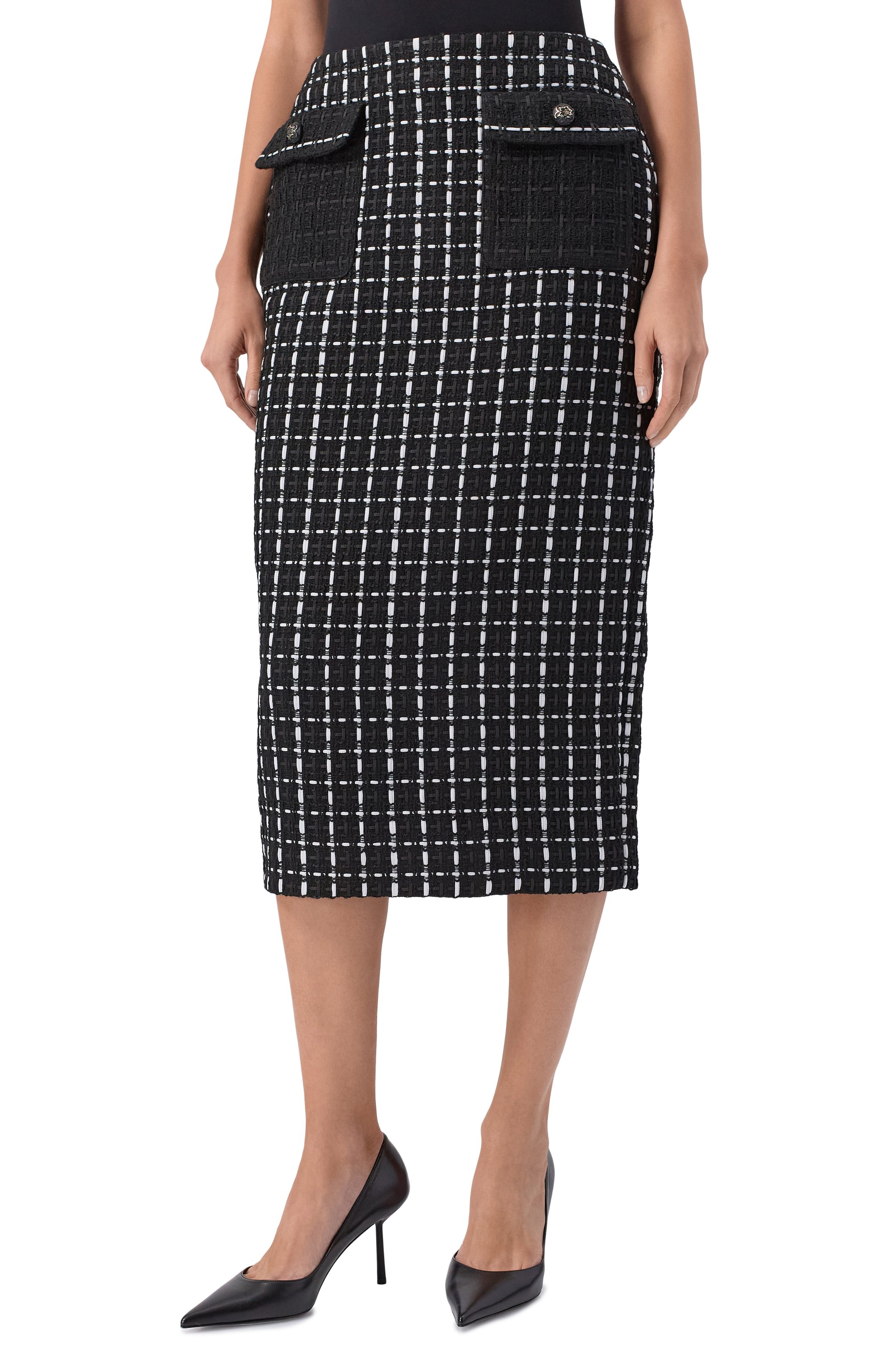 Твидовая юбка ELIE SAAB, арт. SK197NP25/TW007, фото 3