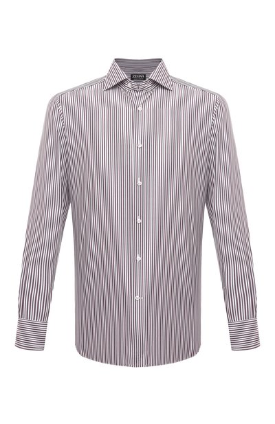 Мужская хлопковая рубашка ZEGNA, арт. 701018A7/9MS0BA