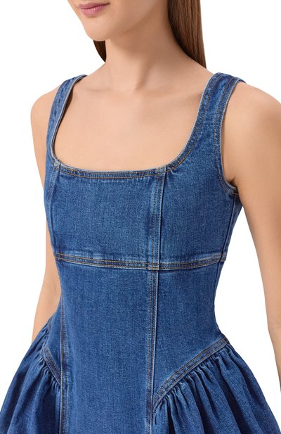 Джинсовое платье SELF-PORTRAIT, арт. SS26822SABL, фото 4