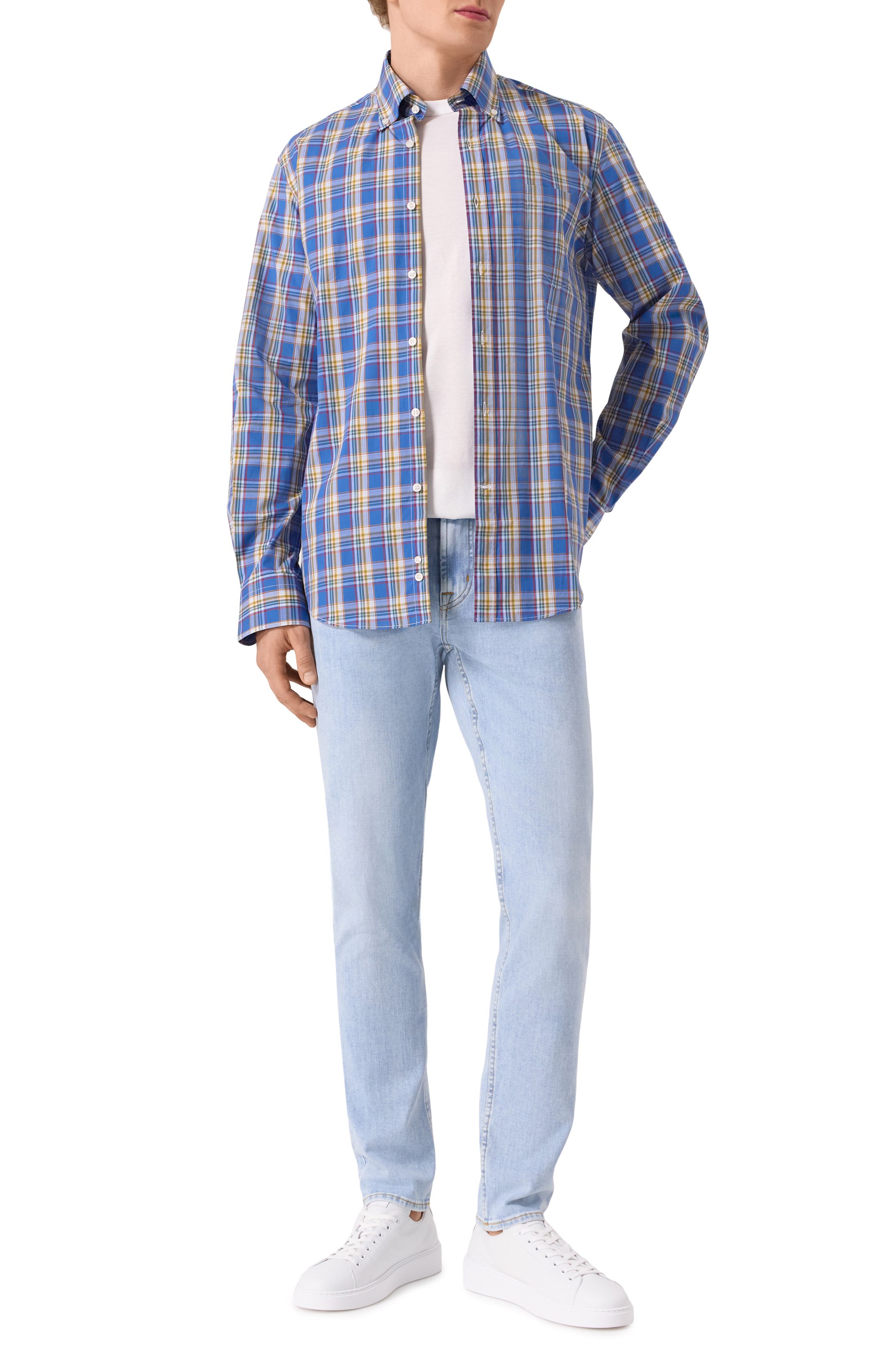 Хлопковая рубашка PAUL&SHARK, арт. 25413132, фото 2