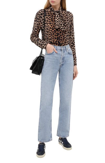 Кожаные кеды SAINT LAURENT, арт. 592541/0M550, фото 2