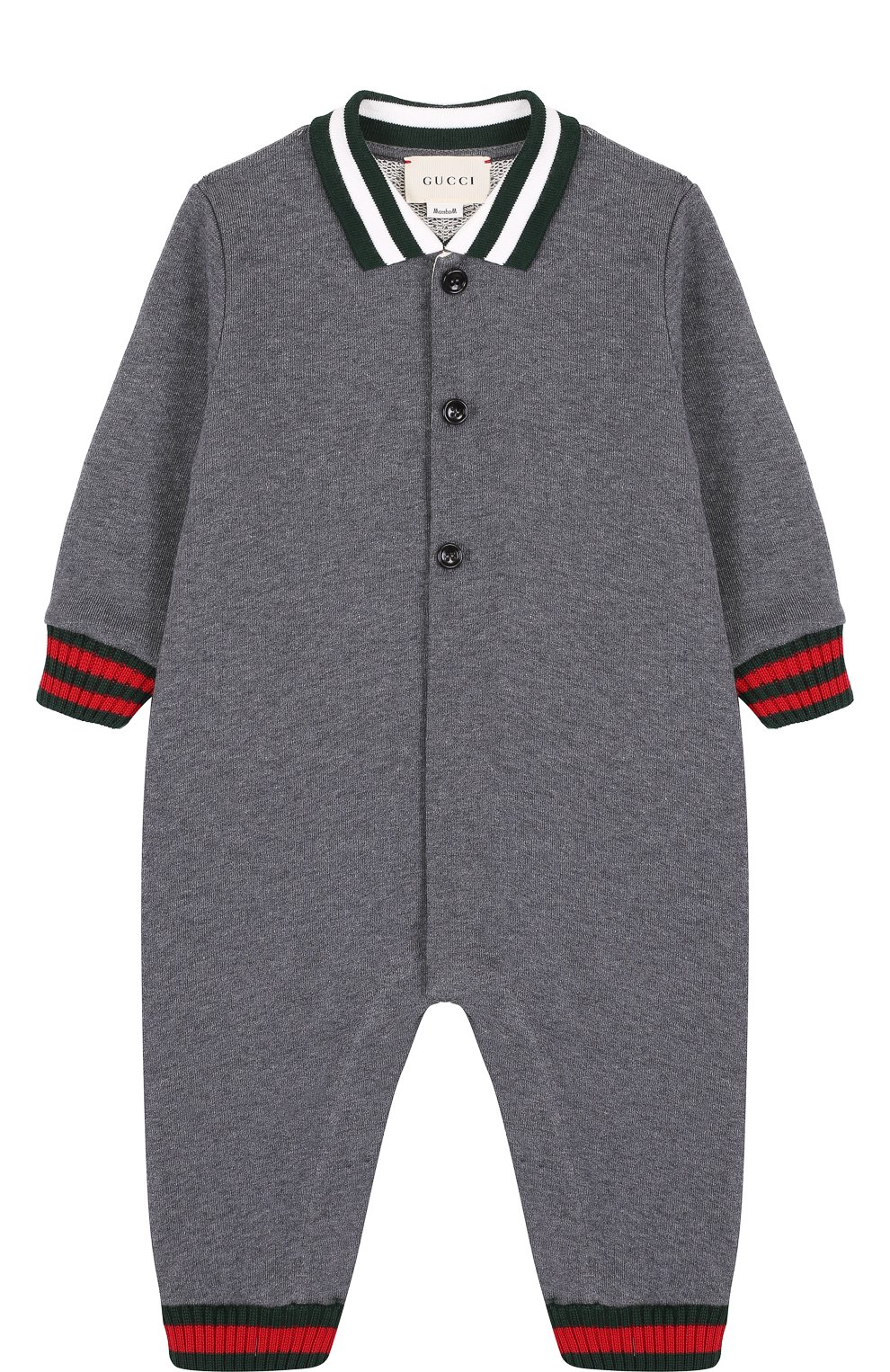 Хлопковая пижама с контрастной отделкой GUCCI, арт. 430959/X9D70, фото 1