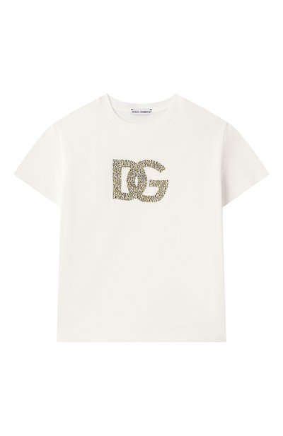 Хлопковая футболка DOLCE & GABBANA, арт. L5JT0X/G700X/8-14