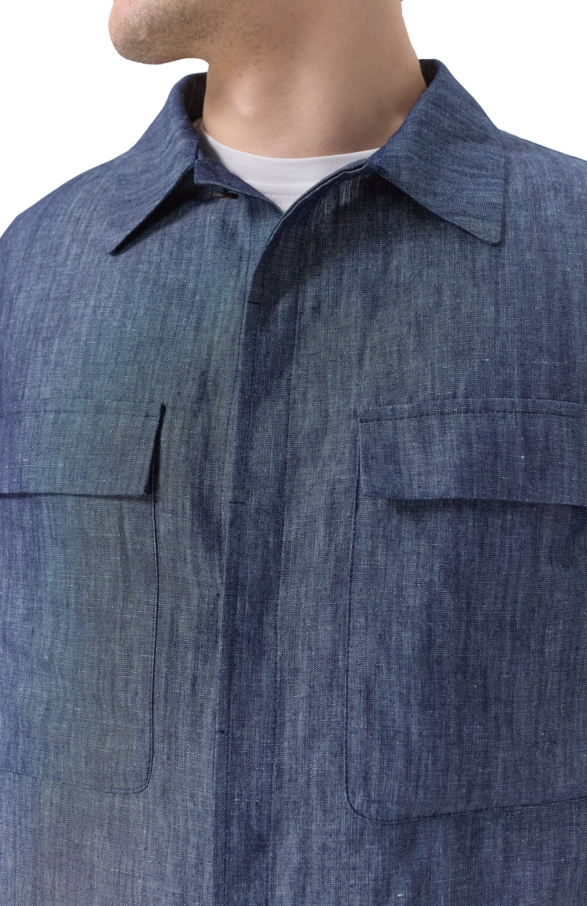 Рубашка изо льна и хлопка HEVO, арт. SPECCHI0LA C 130/H726, фото 5