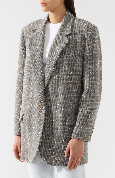 Шерстяной жакет ISABEL MARANT ETOILE, арт. VE0874-19P007E/0RIX, фото 3