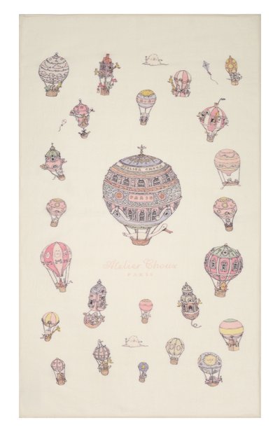 Одеяло из кашемира и шерсти ATELIER CHOUX, арт. CASHMERE BLANKET-H0T AIR BALL00N, фото 2