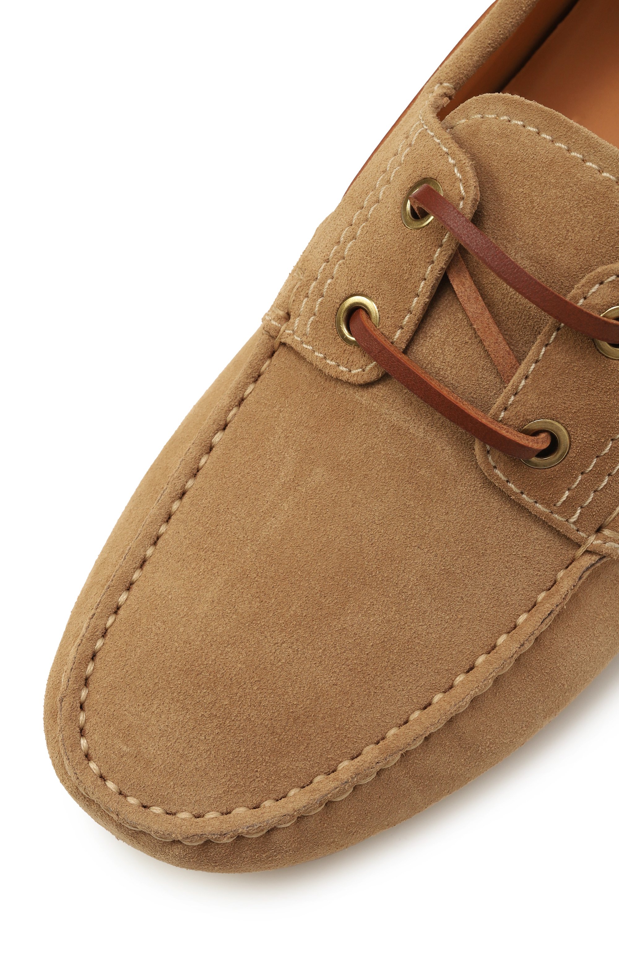 Замшевые мокасины gommino bubble TOD’S бежевого цвета по цене 74450 руб., арт. XXW52K05300/RE0, фото 7 Замшевые мокасины gommino bubble TOD’S, арт. XXW52K05300/RE0, фото 7