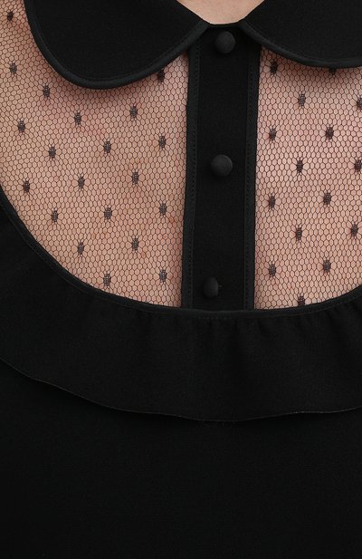 Платье REDVALENTINO черного цвета по цене 59950 руб., арт. VR3VAX70/5MF, фото 5 Платье REDVALENTINO, арт. VR3VAX70/5MF, фото 5