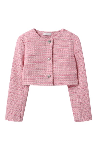 Твидовый жакет MONNALISA, арт. 71E103, фото 1