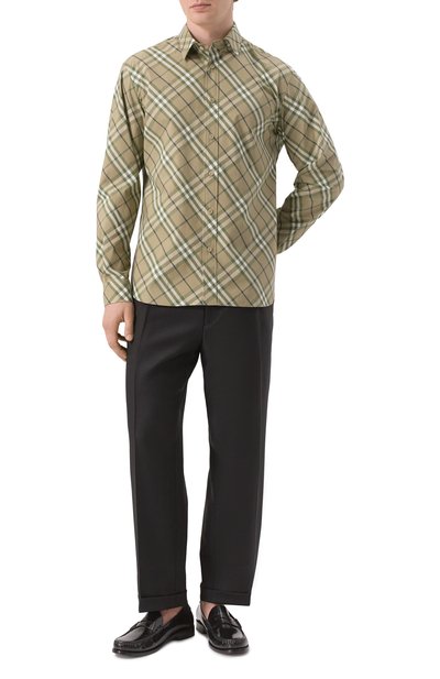 Хлопковая рубашка BURBERRY, арт. 8109377, фото 2