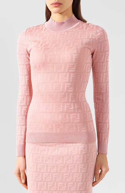 Пуловер из смеси хлопка и вискозы FENDI, арт. FZY935 AAVG, фото 3