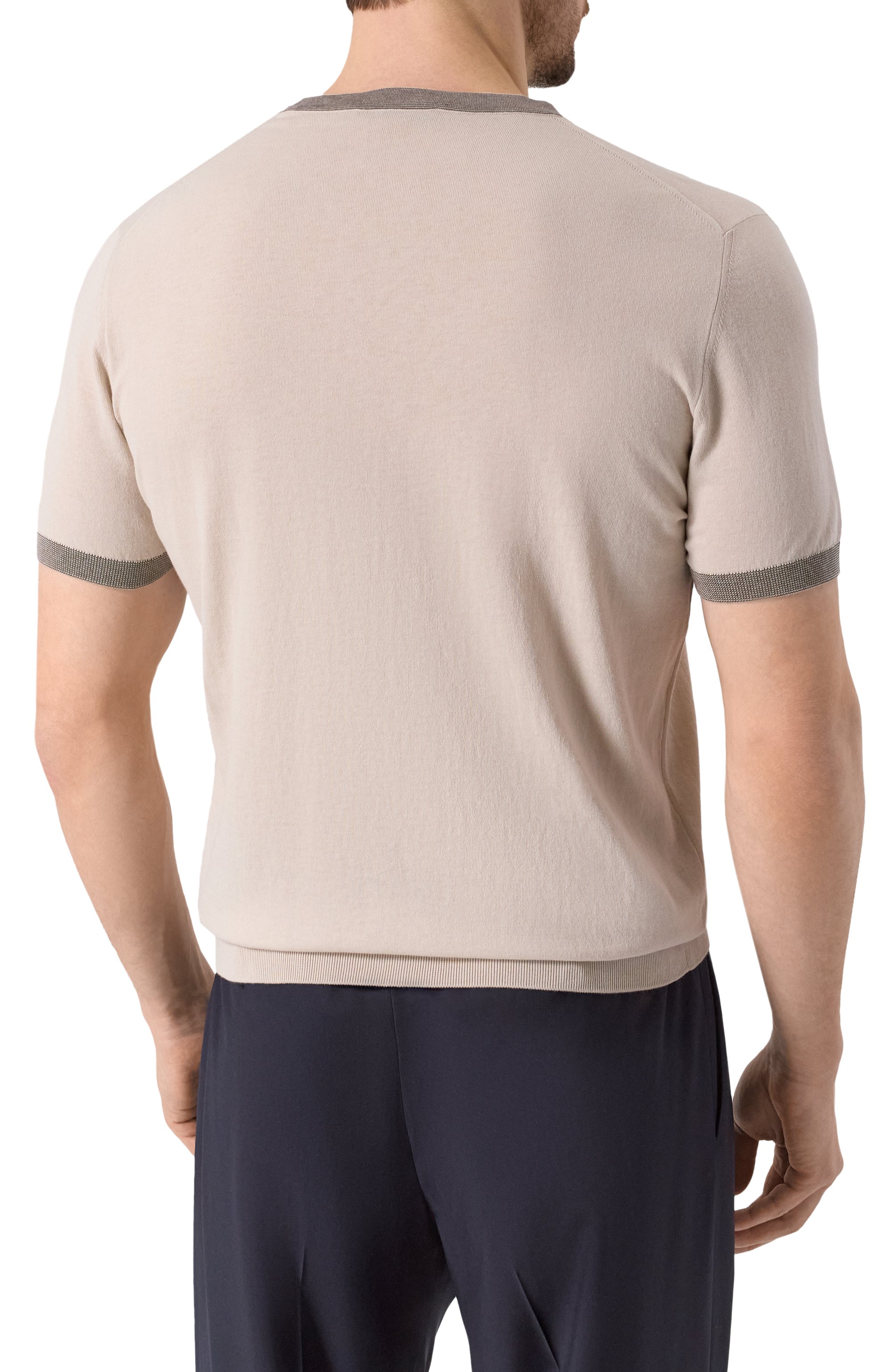 Джемпер из хлопка и шелка CORNELIANI, арт. 25M520-2525102, фото 4