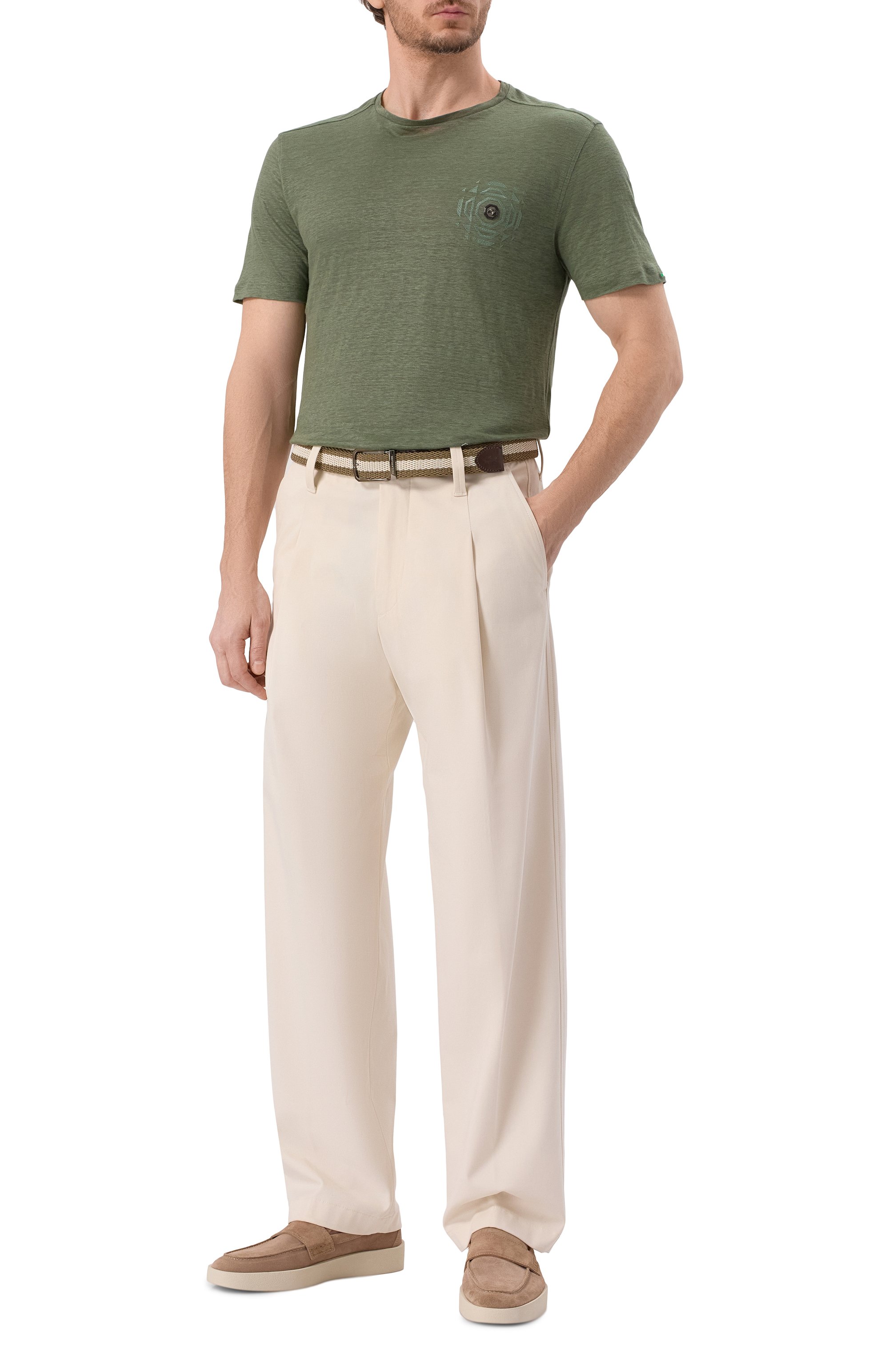 Льняная футболка STEFANO RICCI, арт. MNH5104070/LN, фото 2