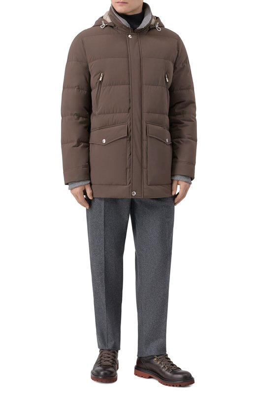 Пуховик Brunello Cucinelli MM4911823 Коричневый  MM4911823 Фото 2