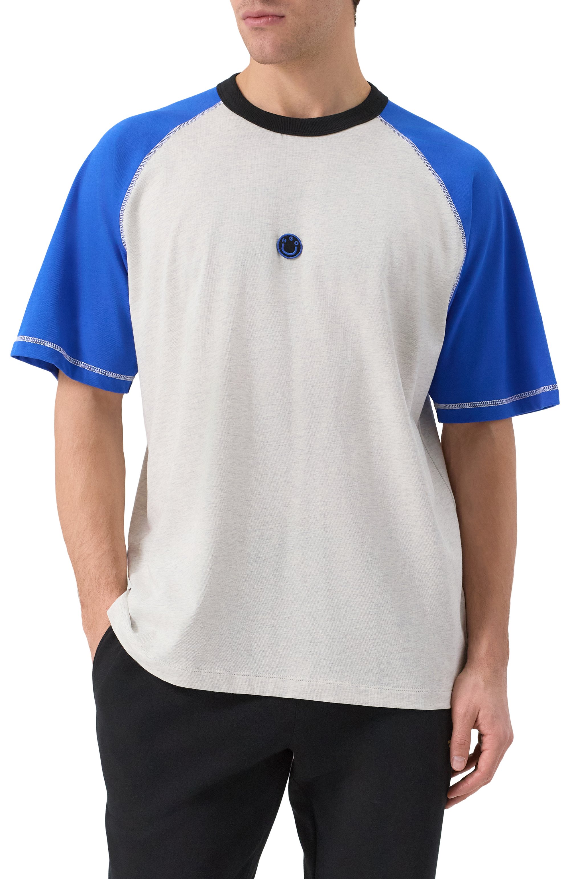 Хлопковая футболка HUGO BLUE, арт. 50530548, фото 3